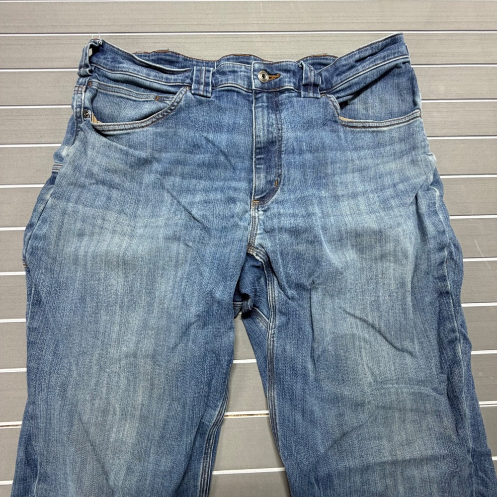 Duluth Trading Co Ballroom DoubleFlex Relaxed Fit Jeans Blue 36x30 Mens Denim